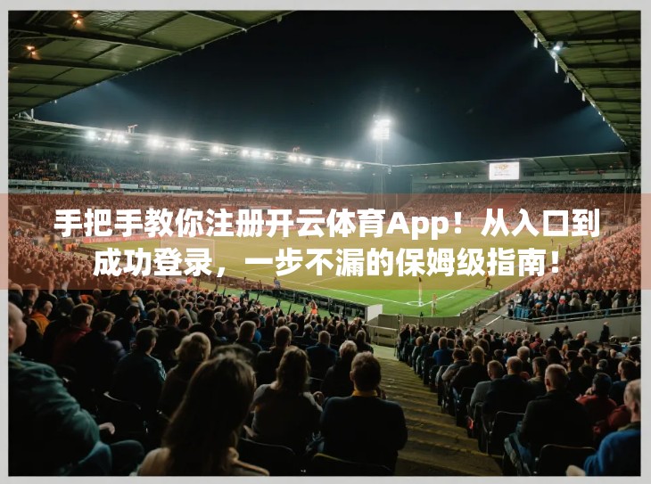 手把手教你注册开云体育App！从入口到成功登录，一步不漏的保姆级指南！