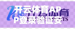 开云体育APP登录验证安全性保障措施深度解析，用户隐私与数据安全的双重守护