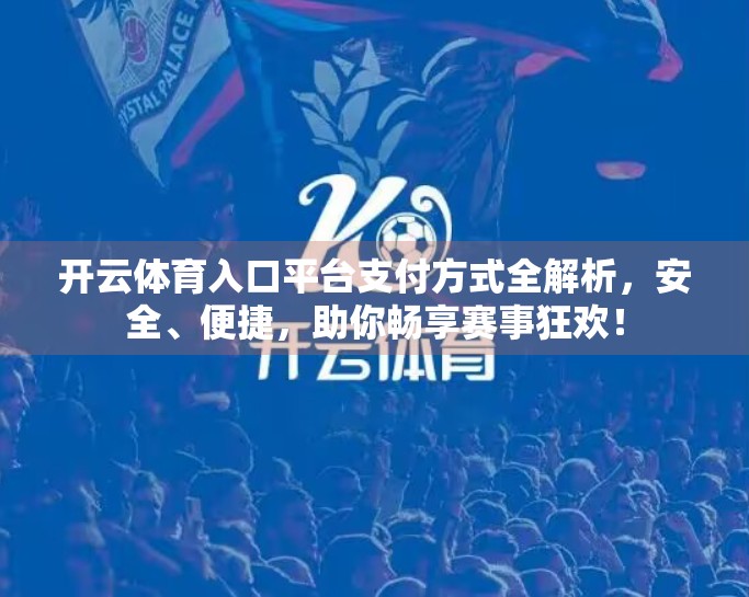 开云体育入口平台支付方式全解析，安全、便捷，助你畅享赛事狂欢！
