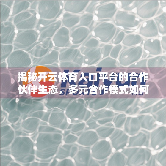 揭秘开云体育入口平台的合作伙伴生态，多元合作模式如何重塑体育产业新格局？