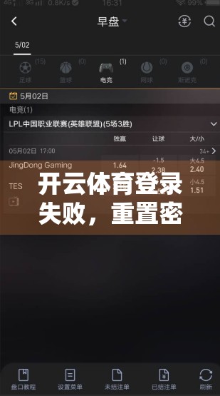 开云体育登录失败，重置密码真的有效吗？别让安全变成麻烦！