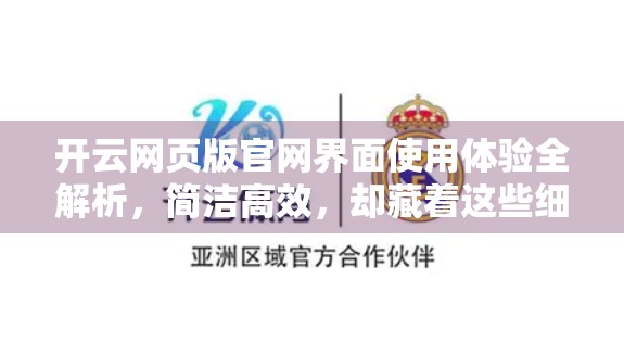 开云网页版官网界面使用体验全解析，简洁高效，却藏着这些细节惊喜！