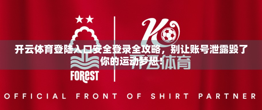 开云体育登陆入口安全登录全攻略，别让账号泄露毁了你的运动梦想！