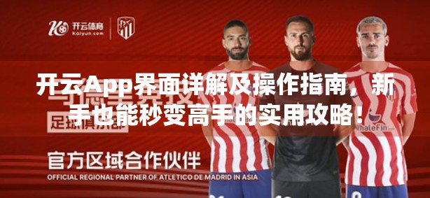 开云App界面详解及操作指南，新手也能秒变高手的实用攻略！
