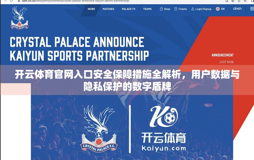 开云体育官网入口安全保障措施全解析，用户数据与隐私保护的数字盾牌